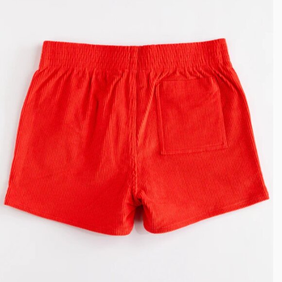NWOT Hammies Colorful Red Stretch Corduroy Shorts Size 28 - Picture 2 of 8